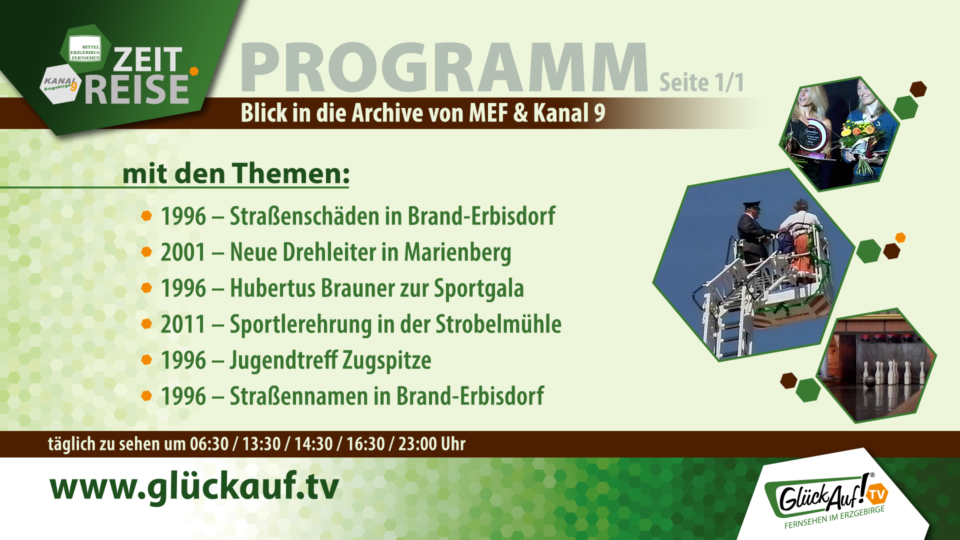 Glück Auf! TV - Zeitreise für die Woche vom 18.04.2026 bis 24.04.2026 Glück Auf! TV - Zeitreise für die Woche vom 18.04.2026 bis 24.04.2026