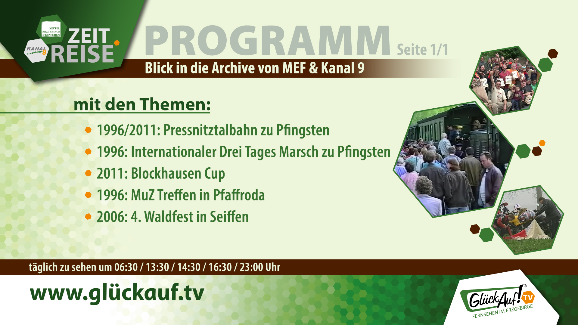 Glück Auf! TV - Zeitreise für die Woche vom 16.05.2026 bis 22.05.2026 Glück Auf! TV - Zeitreise für die Woche vom 16.05.2026 bis 22.05.2026